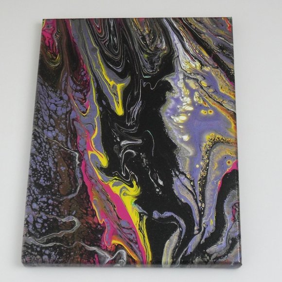 Handmade Abstract Acrylic Pour Painting